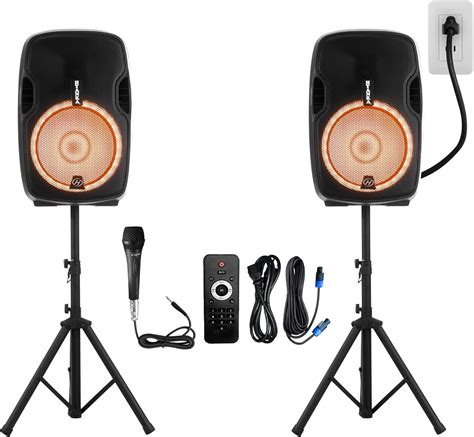 H YANKA HYANKA 12 Inch Dual DJ Speakers, 1000W 2-Way Active India | Ubuy