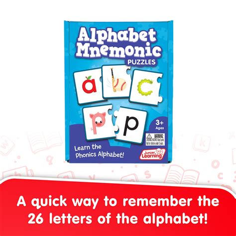 Alphabet Mnemonics Puzzles - Junior Learning UK