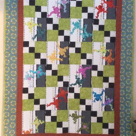Frog Quilt Pattern 的图像结果