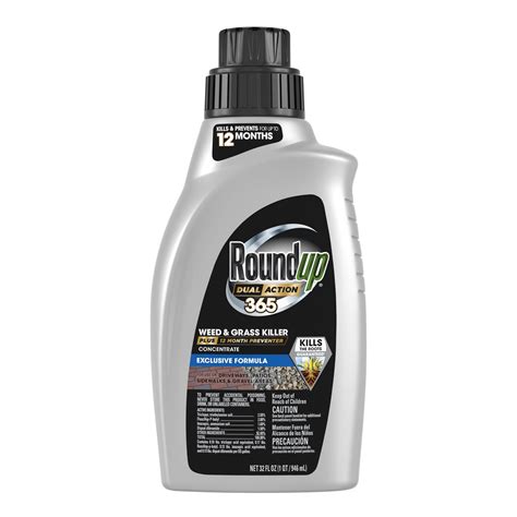 Roundup Dual Action 365 Weed & Grass Killer Plus 12 Month Preventer ...