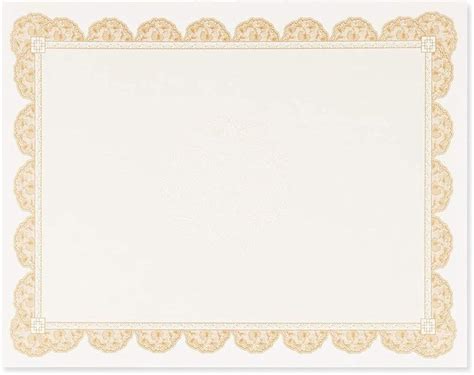 Award Certificates with Brown Border, 8.5x11 in India | Ubuy