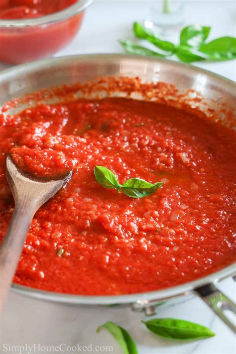 Easy Pomodoro Sauce Recipe - Simply Home Cooked