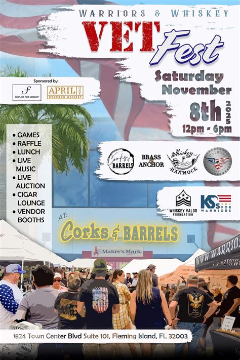3RD ANNUAL VET FEST, Corks and Barrels, Fleming Island, 8 November 2025 ...