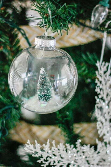 Clear Plastic Ball Baubles Sphere Fillable Christmas Diy Ornament Xmas ...