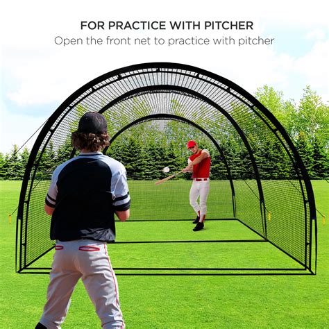 Snapklik.com : ZivPlay Baseball Batting Cage Net Batting Cages For ...