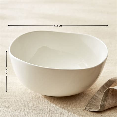 Buy Marshmallow Pebble Porcelain Serving Bowl - 1L from Home Centre at ...