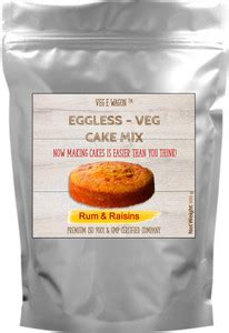 Veg E Wagon Eggless Veg Cake Mix - Rum and Raisins 900 g 900 g Price in ...