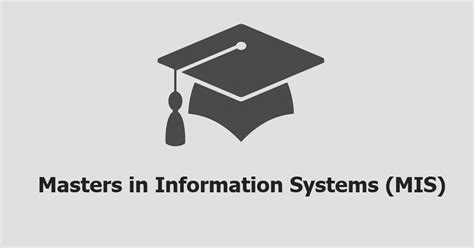 Image result for Mis Masters Programs