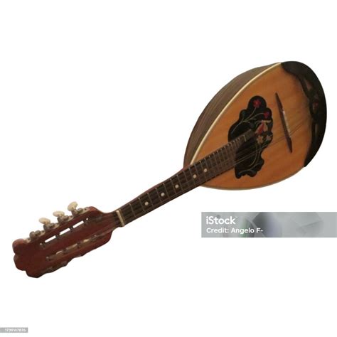 Mandolin Musical Instrument On White Background Stock Photo - Download ...