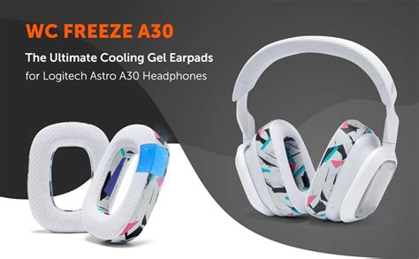 WC Freeze A30 - Cooling Gel Earpads Compatible with Logitech Astro A30 ...