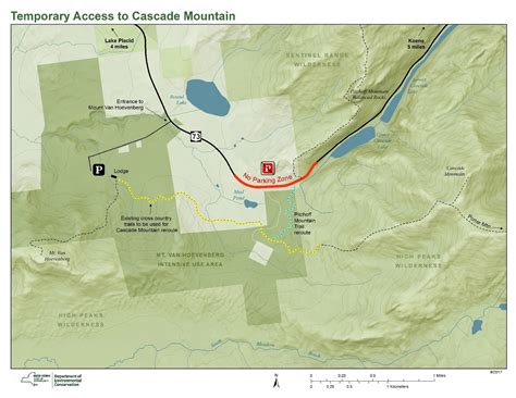 Cascade Mountain Map