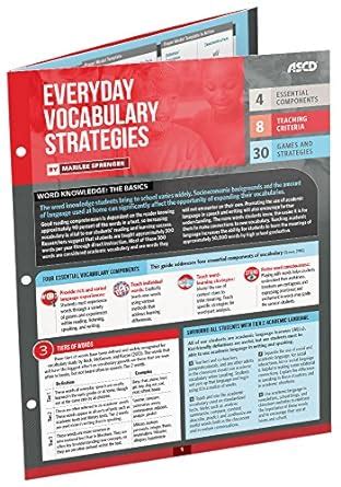 Buy Everyday Vocabulary Strategies (Quick Reference Guide 25-Pack) Book ...