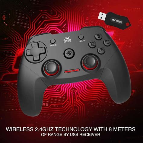 Ant Esports GP300 Pro V2 Wireless Gaming controller, Compatible for PC ...