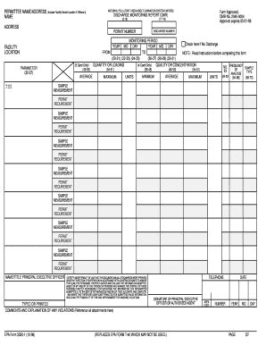 Fillable Online epa hazardous metals dmr form Fax Email Print - pdfFiller