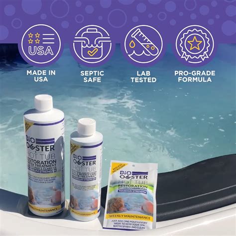 Buy Bio Ouster 3in1 Weekly Hot Tub Cleaner, Conditioner, Clarifier ...