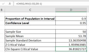 Image result for Excel Tolerance Interval