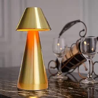 Buy GLOWICK Modern Pyramid Shape 3 Color Temperature LED Table Lamp ...