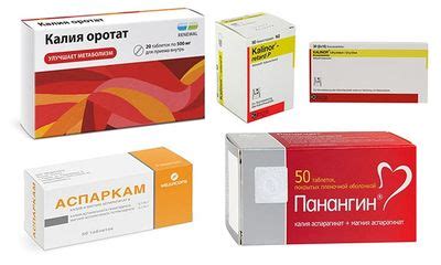 Препарати калію в таблетках список із назвами та описом застосування ...