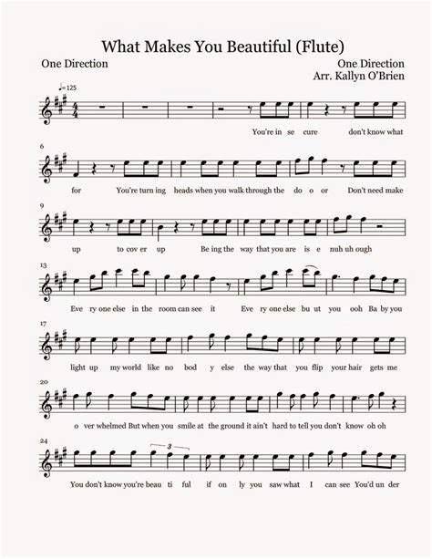 Easy Flute Christmas Sheet Music