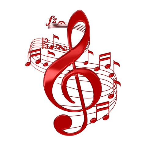 Image result for Treble Clef with Flowing Notes