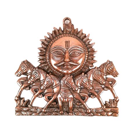 Apka Mart The Online Shop Sun God with Seven / 7 Running Horses Wall ...