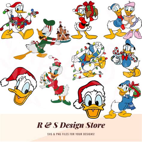 Donald Duck Christmas Clipart
