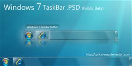 Windows 7 Taskbar 的图像结果