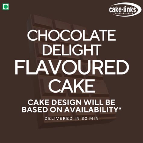 Chocolate Delight Cake (Regular) | Order Cake Online - INR 300 – Cake Links