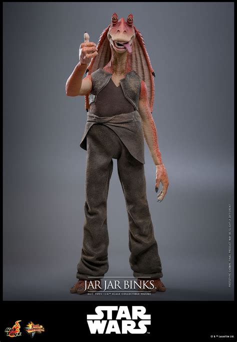Jar Jar Binks Joins Hot Toys with Glorious 1/6 Scale Star Wars Figure