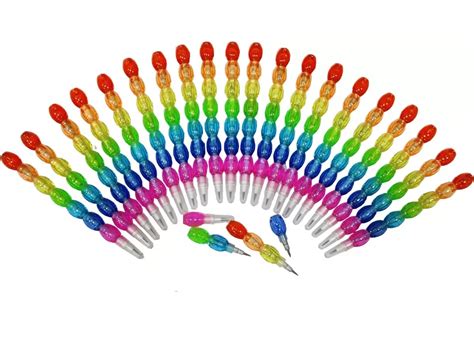 NSR Group (Pack Of 20) Moti Pearl Stacking Non Sharpening Pencil ...