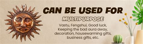 Handicrafts House Metal Surya (Sun, Suraj) Wall Hanging 10.5 Inch Art ...