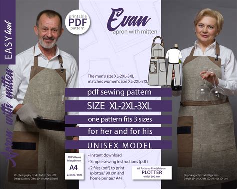 Image result for Chef Apron Pattern
