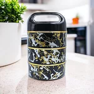 Buy Twister 3 Layer Lunch Box for Office Women Leak Proof Insulated ...