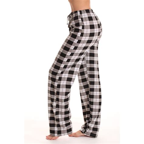 qolati Women's Pajama Pants Stretch Bottoms Cotton Drawstring Lounge ...