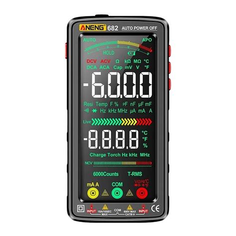 ANENG 682 Smart Multimeter 5 Inch HD Reverse Display - ThinkRobotics ...