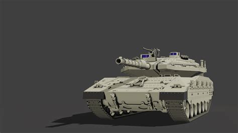 🪖 Merkava Mk IV・ 3D File for 3D printing・Cults
