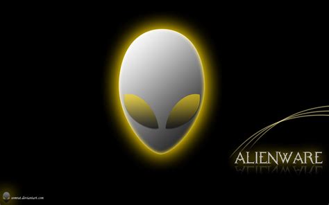 Image result for Alienware Yellow Alien Head On Lid