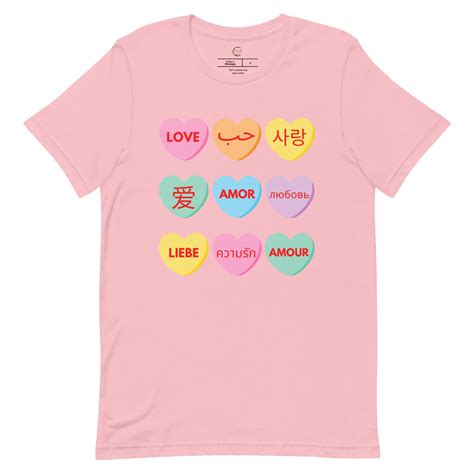 Love in Every Language Valentine's Day Shirt – Teacher Noire