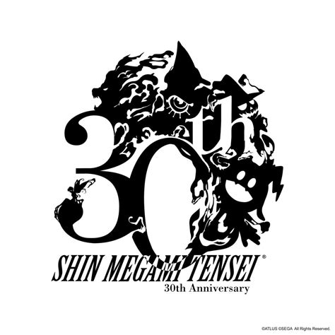 Shin Megami Tensei 30th Anniversary Logo Features Pixie and Jack Frost