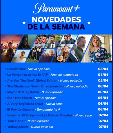 Novedades Paramount+: Estrenos de películas y series de la semana (3 al ...