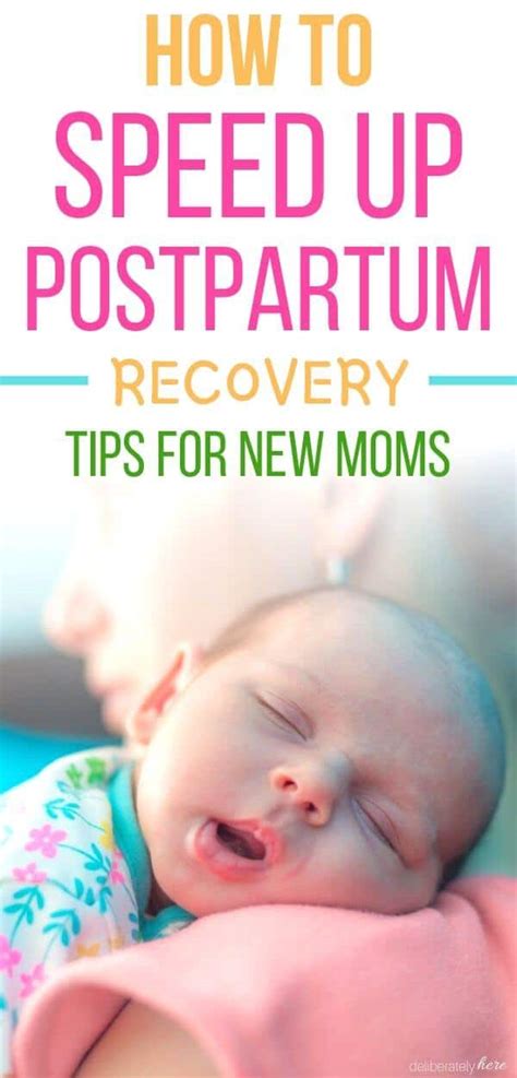 postpartum recovery - Deliberately Here