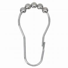 Shower Curtain Hooks by Croydex Shower Curtain Rings In Chrome 12 Pack Shower Curtain Hooks