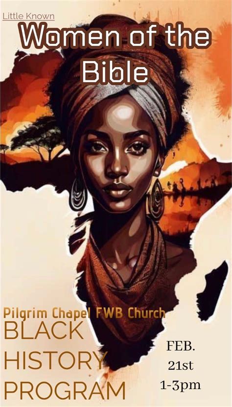Black History Program "Women in the Bible", 2420 HIGHWAY 55 WEST, New ...