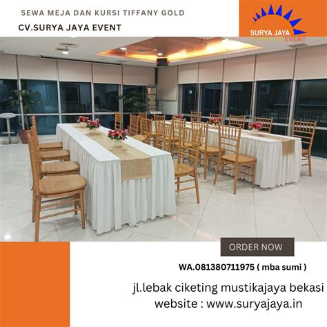 Sewa Meja Kursi Perlengkapan Acara Di Jatipulo Pamerah Jakbar