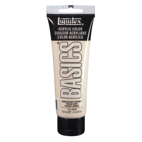 htconline.in| Liquitex Basics Acrylic Unbleached Titanium - 118ml (434)