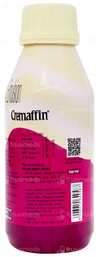 Cremaffin Mixed Fruit Flavour Emulsion: Uses, Side Effects, Price ...