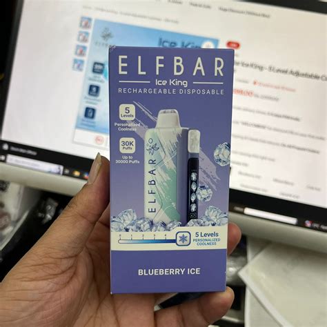 Elf Bar Ice King - 5 Level Adjustable Coolness - 30k Puffs – vapevilla