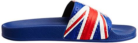 Buy adidas Originals Men's Blue,White and Red Rubber Flip Flops Thong ...