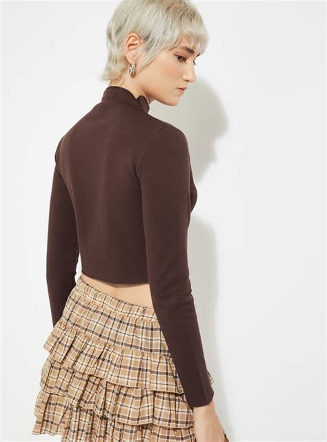 Buy ALAYA F x URB_N Women Solid Crop Jacket Online at just Rs. 1199.0 ...