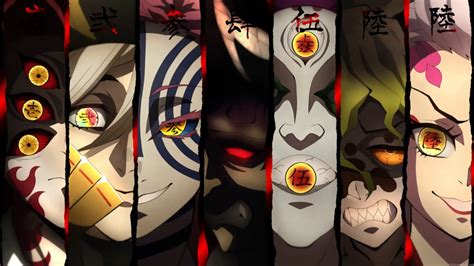 Demon Slayer Upper Moons Lineup Live Wallpaper
